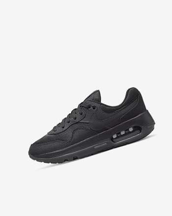 Zapatos Nike Air Max Motif Niña Negras Gris Oscuro Negras | AR4526