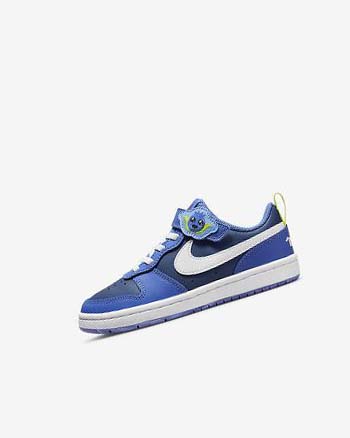 Zapatos Nike Court Borough Low 2 Lil Fruits Niño Azul Marino Azules Azules Blancas | AR5484