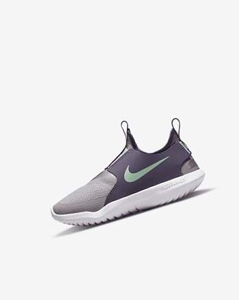 Zapatos Nike Flex Runner Niña Gris Moradas Verde Menta | AR5325