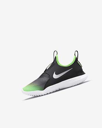 Zapatos Nike Flex Runner Niña Negras Verde | AR3092