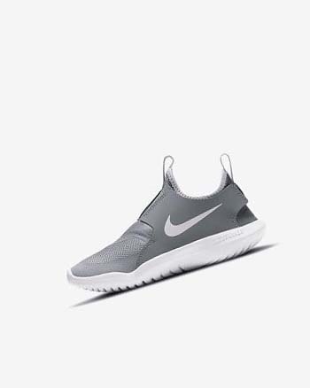 Zapatos Nike Flex Runner Niño Gris Claro Gris Blancas Rosas | AR4505