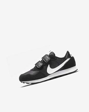 Zapatos Nike MD Valiant Niña Negras Blancas | AR5459