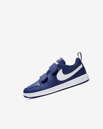 Zapatos Nike Pico 5 Niña Azul Real Oscuro Azules Blancas | AR5207