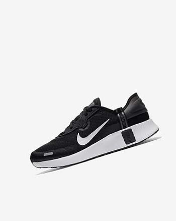 Zapatos Nike Reposto Niña Negras Gris Oscuro Gris Blancas | AR2527