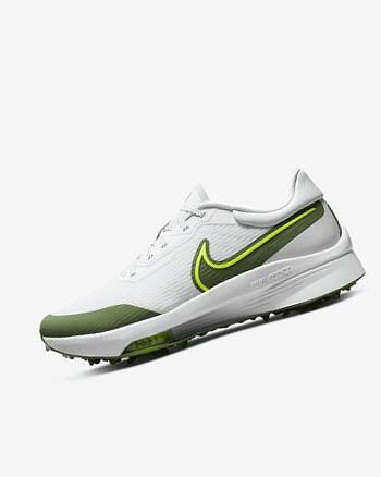 Zapatos de Golf Nike Air Zoom Infinity Tour NEXT% Hombre Blancas Plateadas | AR2620