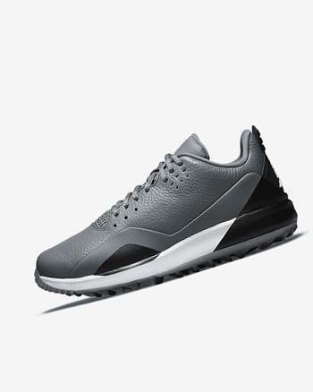 Zapatos de Golf Nike Jordan ADG 3 Hombre Gris Negras Blancas | AR2571