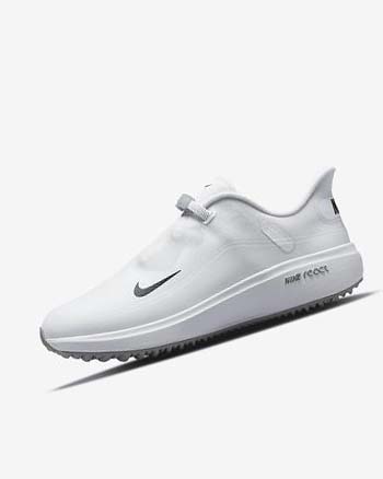 Zapatos de Golf Nike React Ace Tour Mujer Blancas Gris Claro Negras | AR2682