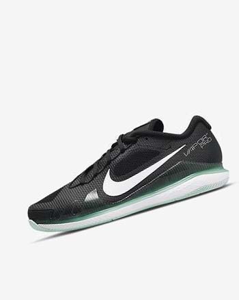 Zapatos de Tenis Nike Court Air Zoom Vapor Pro Hombre Negras Verde Menta Blancas | AR2318