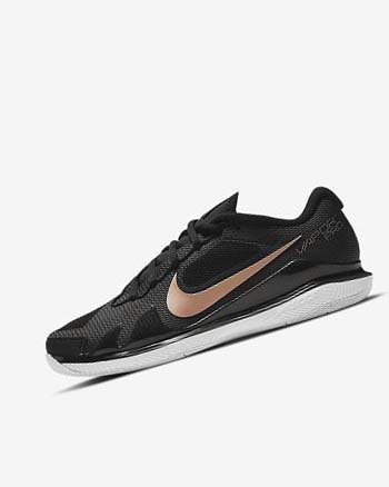 Zapatos de Tenis Nike Court Air Zoom Vapor Pro Mujer Negras Blancas Metal Rojas Marrones | AR5065