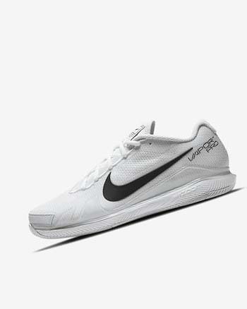 Zapatos de Tenis Nike Court Air Zoom Vapor Pro Hombre Blancas Negras | AR5525