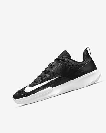 Zapatos de Tenis Nike Court Vapor Lite Hombre Negras Blancas | AR4954