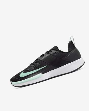 Zapatos de Tenis Nike Court Vapor Lite Hombre Negras Gris Oscuro Blancas Verde Menta | AR5301