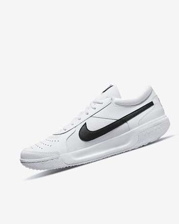 Zapatos de Tenis Nike Court Zoom Lite 3 Hombre Blancas Negras | AR2778