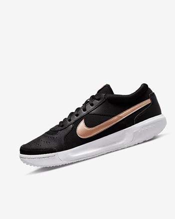 Zapatos de Tenis Nike Court Zoom Lite 3 Mujer Negras Blancas Metal Rojas Marrones | AR4632