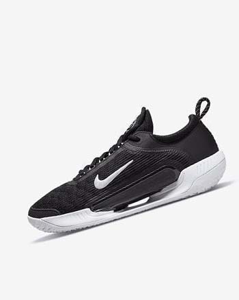 Zapatos de Tenis Nike Court Zoom NXT Hombre Negras Blancas | AR4876