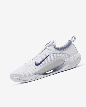 Zapatos de Tenis Nike Court Zoom NXT Hombre Blancas Gris Azul Marino | AR4940