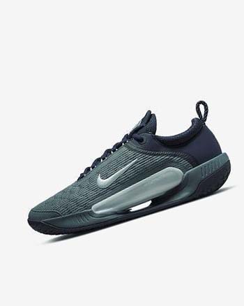 Zapatos de Tenis Nike Court Zoom NXT Hombre Obsidian Verde Menta | AR5280